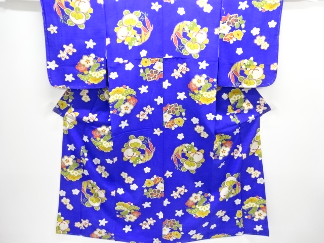 大正ロマン　松竹梅橘模様着物